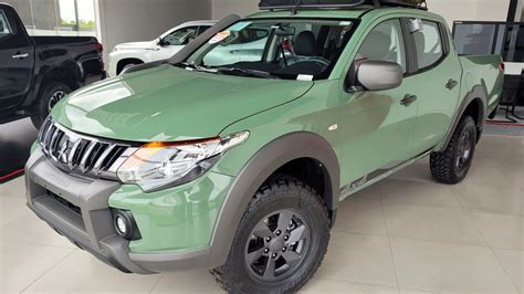 Mitsubishi L200 Triton Savana 2023 Detalhes Picape Casca Grossa