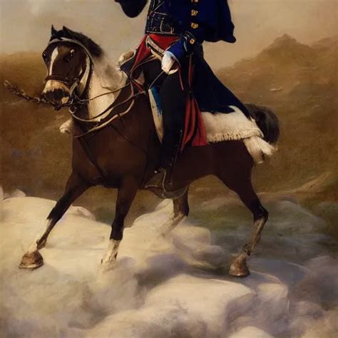 Napoleon Bonaparte Riding His Electric Scooter To Stable Diffusion