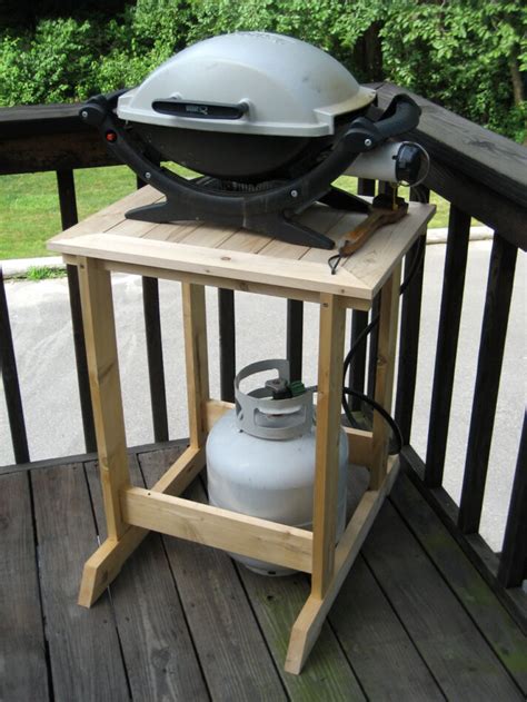 Diy Weber Grill Cart Kettle Stand Q Bbq Station Plans Youtube Portable