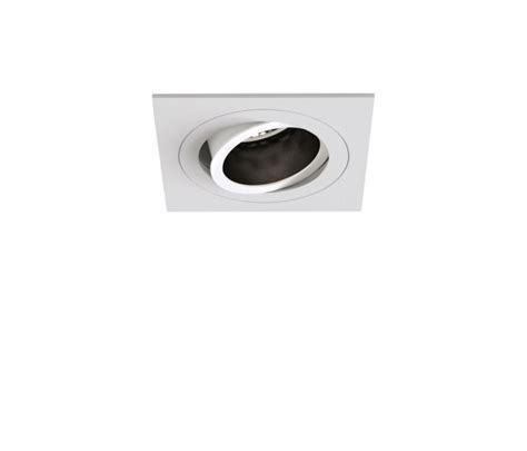 Pinhole Slimline Square Adjustable Fire Rated Matt White Architonic