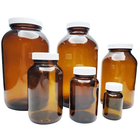 Cole Parmer® Essentials Pre Cleaned Epa Wide Mouth Bottles Amber Glass From Cole Parmer