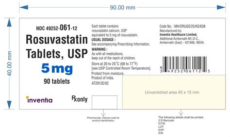 Rosuvastatin Tablets Fda Prescribing Information Side Effects And Uses