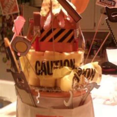 Construction Themed Centerpiece For A Memorable Shower