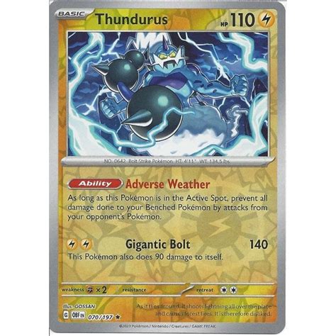 Thundurus Pokemon Trading Card Game