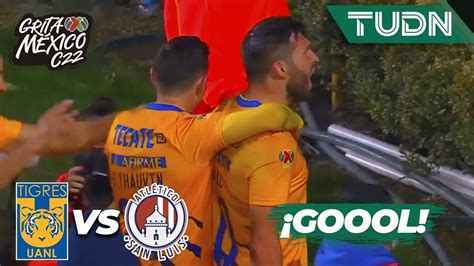 Gool Gignac Le Da La Vuelta Tigres Atl San Luis Grita