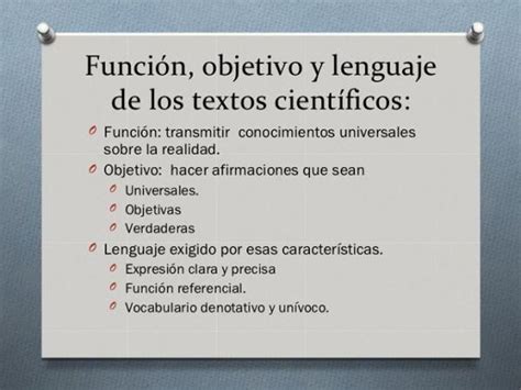 Tipos De Textos Científicos ¡¡resumen Corto Esquemas