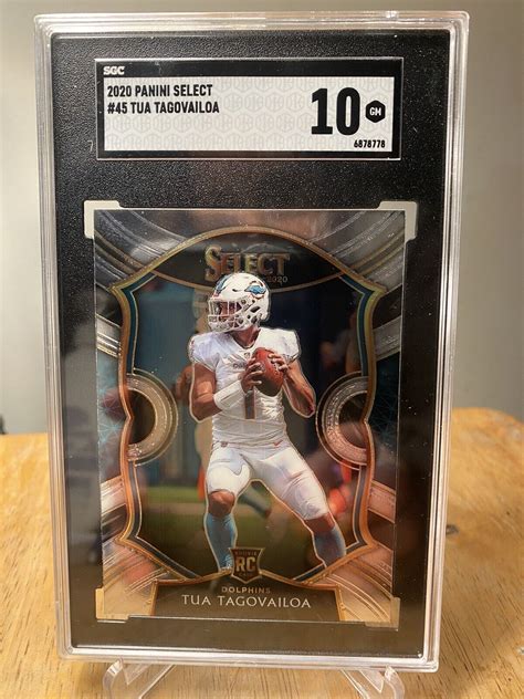 2020 Panini Select Concourse 45 Tua Tagovailoa RC GRADED SGC 10 EBay