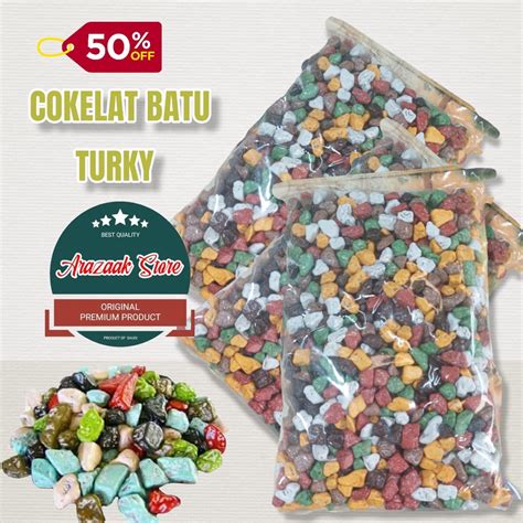 Jual Cokelat Batu Cokrlat Krikil Arabturky 1kg Shopee Indonesia