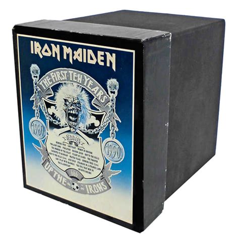 駿河屋 IRON MAIDEN The First Ten Years Up The Irons 輸入盤 状態収納BOX状態難 洋楽