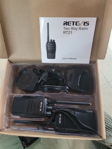 Retevis Rt21 Walkie Talkie Vhf Long Range 2 Way Radio Vox Outdoor