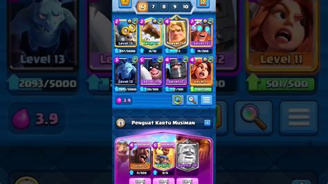 JUAL AKUN CLASH ROYALE MURAH GA SAMPE 50 RIBU KARTU LENGKAP