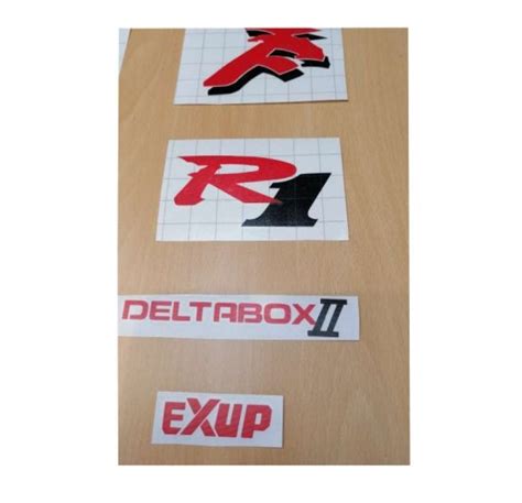 Yamaha Yzf 1000 R1 Sticker Set 2 Colors Accessories Decal Motorcycle Lettering Bike Style Color