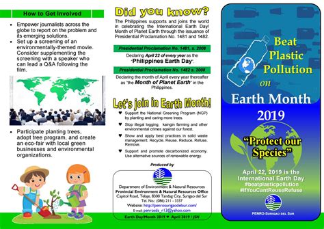 Earth Month By Penro Surigao Sur Iec Materials Issuu