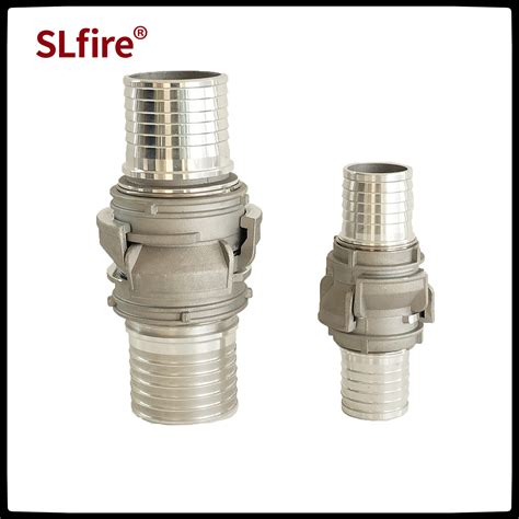 French Type Couplings Aluminum Alloy Brass Material For Fire Fighting