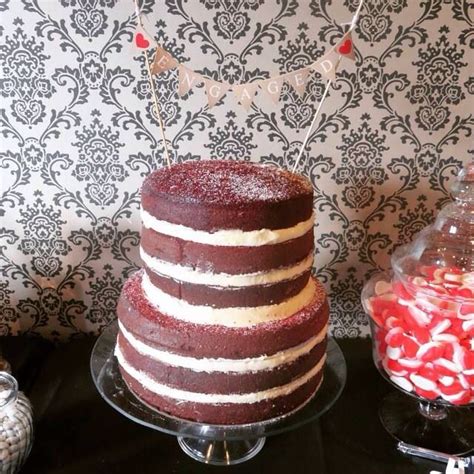 Red Velvet Naked Cake Cake Desserts Naked Cake