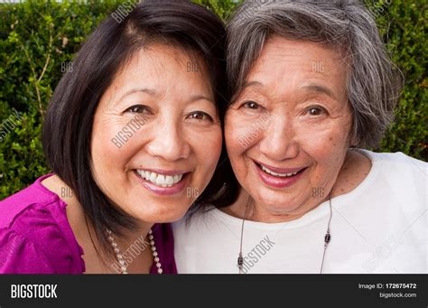 Smiling Mature Asian Image Photo Free Trial Bigstock
