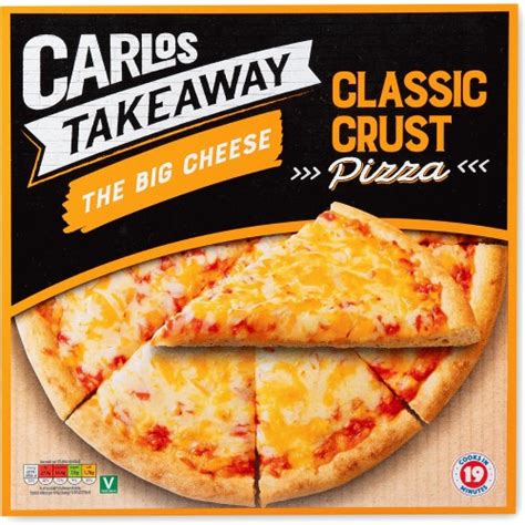 Carlos Takeaway Loaded Cheese Pizza With A Tomato Stuffed Crust 480g