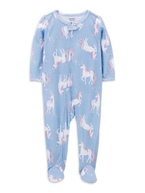 Carter's Child of Mine Baby Girl Pajama, One-Piece, 12-24M - Walmart.com