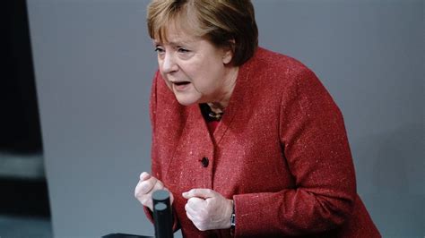 Corona Pandemie Angela Merkel H Lt Im Bundestag Eine Emotionale Rede