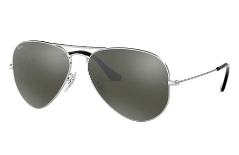 Aviator Mirror Sunglasses In Silver And Silver Rb3025 Ray Ban® Us