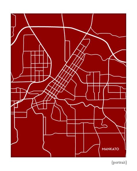Mankato Minnesota City Map