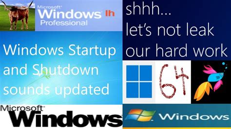 All Windows Startup And Shutdown Sounds Updated April 2023 Youtube