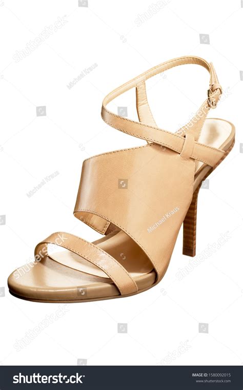Open Toe Nude Heel Ankle Strap Stock Photo Shutterstock