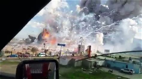 At Least 31 Dead 72 Hurt In Mexico Fireworks Market Blast Video