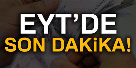 Eyt Son Dakika Haberleri Emeklilikte Yaşa Takılanlar Için Yasa çıkacak Mı Son Tv