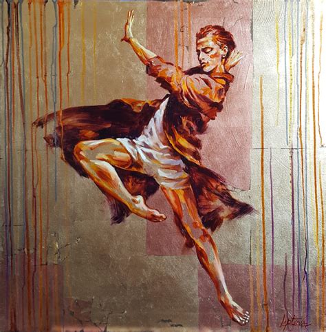 Pittura originale Danza della libertà arte figurativa Etsy Italia