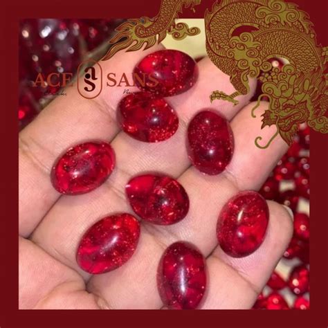 Jual Merah Siam Urat Seribu X Mm Merah Bagus Bahan Bagus Harga