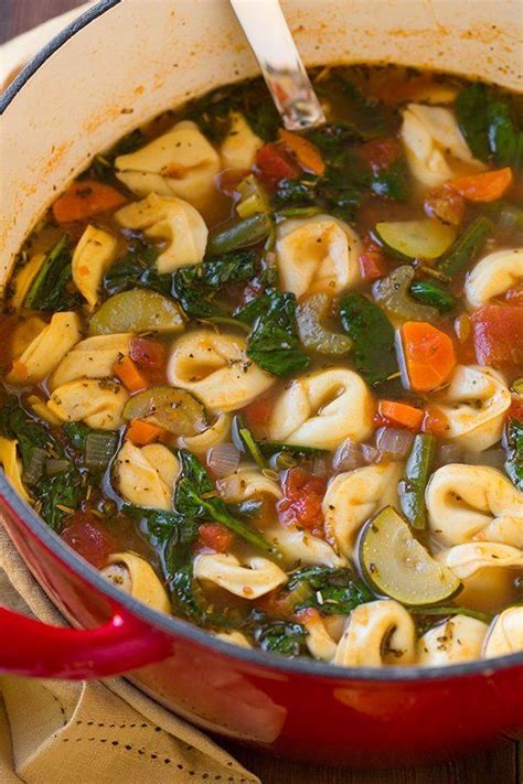 Tuscan Tortellini Vegetable Soup By Cooking Classy Recipe Soup Recipes Delicious Soup Recipes