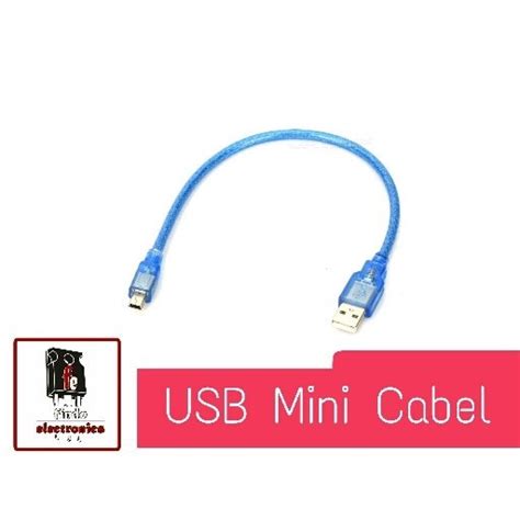 Jual Kabel Data USB A To Mini USB B Male Kabel Biru Phone Arduino Nano