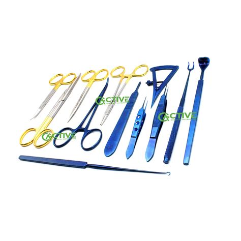 Best Quality Ophthalmic Surgical Blepharoplasty Instruments Set 11 Pcs