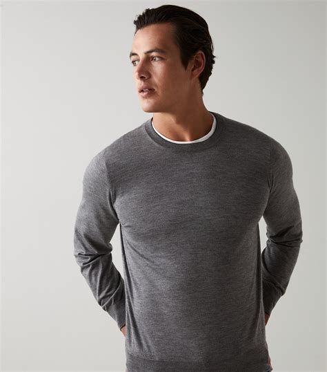 Brunello Cucinelli Grey Cashmere Silk Sweater Harrods Uk