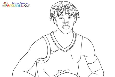 Ja Morant Coloring Pages