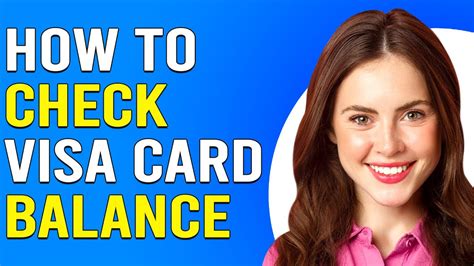 How To Check Visa Card Balance How Can I Check Balance On A Visa Card