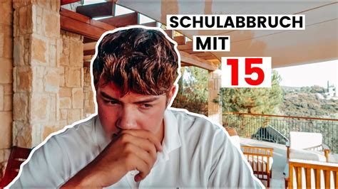 J Hriger Million R Redet Ber Seinen Schulabbruch Youtube