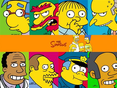 The Simpsons Background Characters