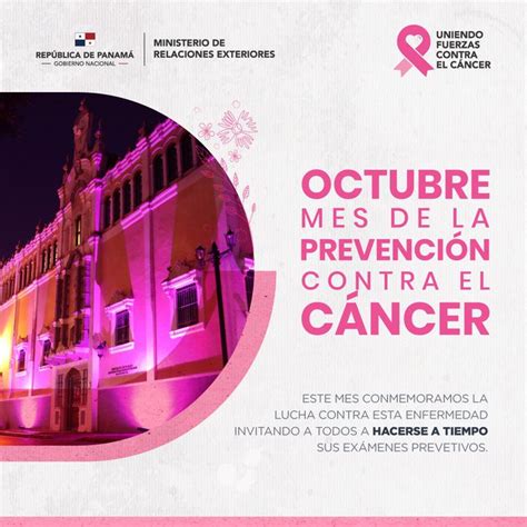 Octubre mes de la prevención contra el cáncer