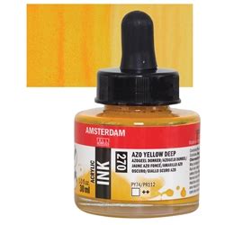 Acrylic Ink Amsterdam Ml Azo Yellow Deep Tn