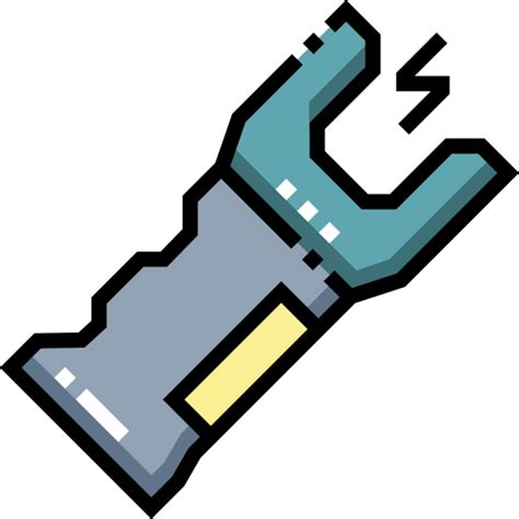 Taser Detailed Straight Lineal Color Icon