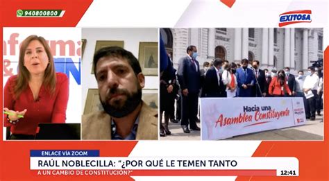 Exitosa Noticias On Twitter 🔵🔴 Ahora Raúl Noblecilla ¿por Qué Le