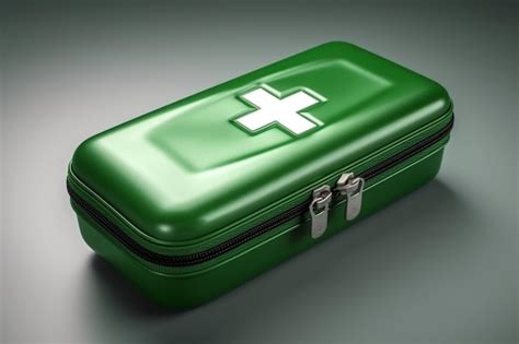 Kit De Primeiros Socorros Verde Essencial Para Tratamento De Emerg Ncia