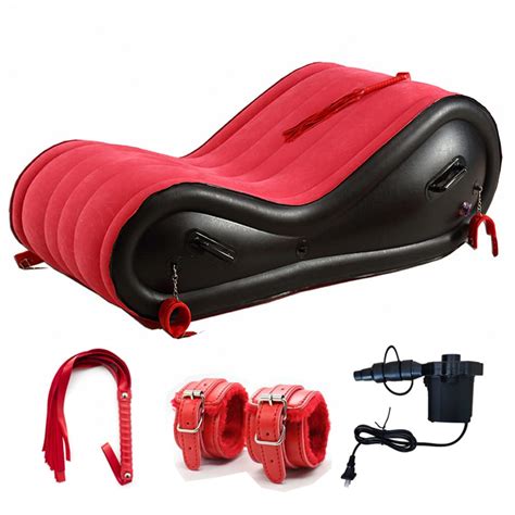 Inflatable Sex Pillow Sofa Bed Sex Chair Furniture Toys For Couples Deeper Position Support Two