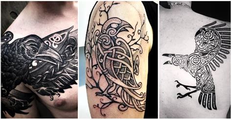 [UPDATED] 40 Celtic Raven Tattoos