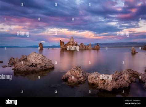 Mono Lake Mono Lake Tufa State Natural Reserve California Stock Photo