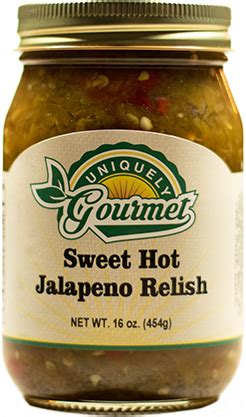 Sweet Hot Jalapeno Relish UniquelyGourmet