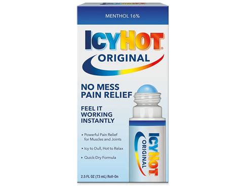Icy Hot Medicated No Mess Applicator Pain Relieving Liquid Oz Pack Of Walmart