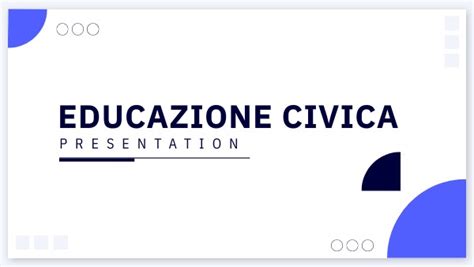 Educazione Civica Presentation